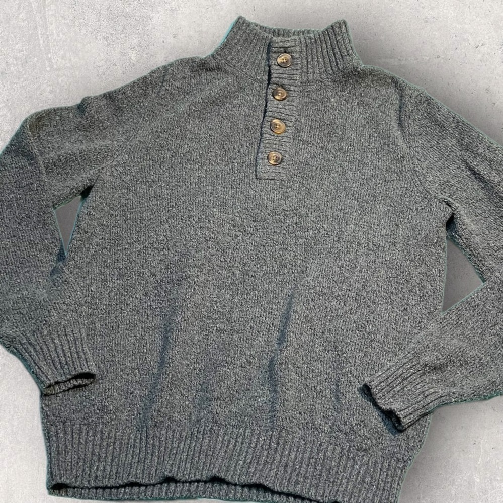 Izod Sweater Gray Sz Small - Picture 16 of 16
